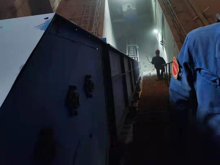 大傾角皮帶機現場圖片 大傾角皮帶機現場圖片